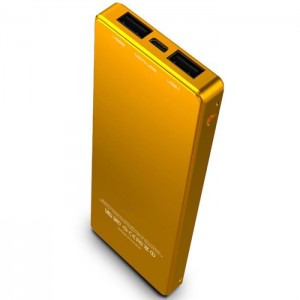 Batterie externe design lingot gold 9000mah power bank orignal