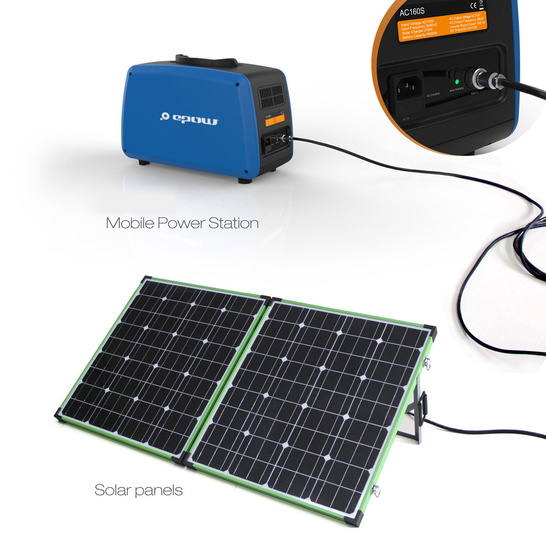 Générateur solaire EPOW®, la batterie autonome 2en1