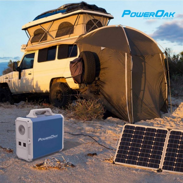 Batterie externe solaire 220V - PS5 PowerOak 400Wh