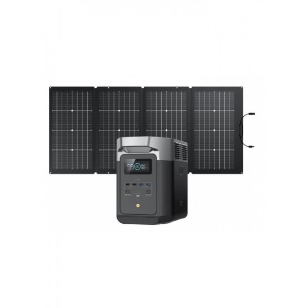 kit Nomade ECOFLOW : batterie DELTA 1260Wh + panneau solaire 110W
