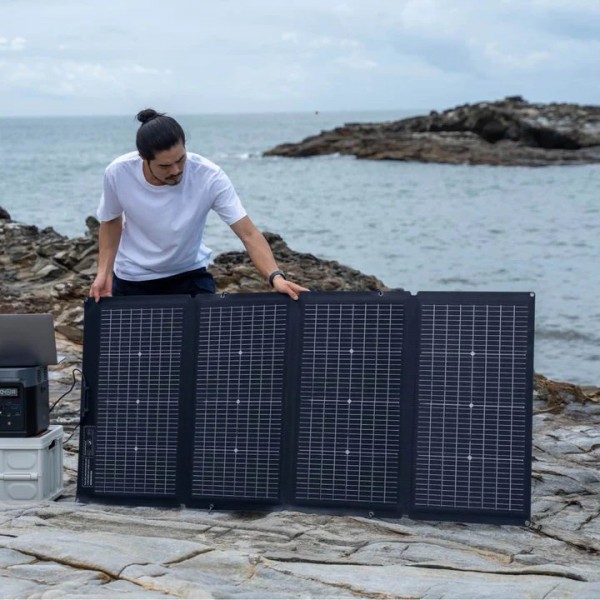 kit Nomade ECOFLOW : batterie DELTA 1260Wh + 3 panneaux solaires 110W