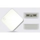 batterie externe 6600mah blanc affichage digital iphone 4s