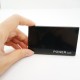 Batterie de secours carte de credit 2200 mAh, iPhone 6S, Samsung Galaxy S7-noir