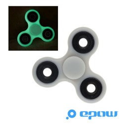 Fidget-hand spinner-phosphorescent-fluo-vert-EPOW®-brille nuit