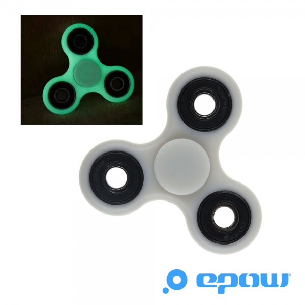 Hand spinner lumineux phosphorescent, couleur aléatoire