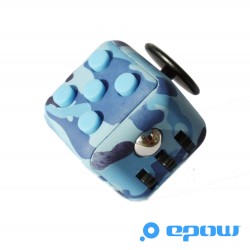 objet geek cube satisfaction camouflage bleu epow