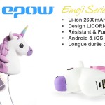 epow-licorne-batterie-externe-licorne-cadeau de noel original