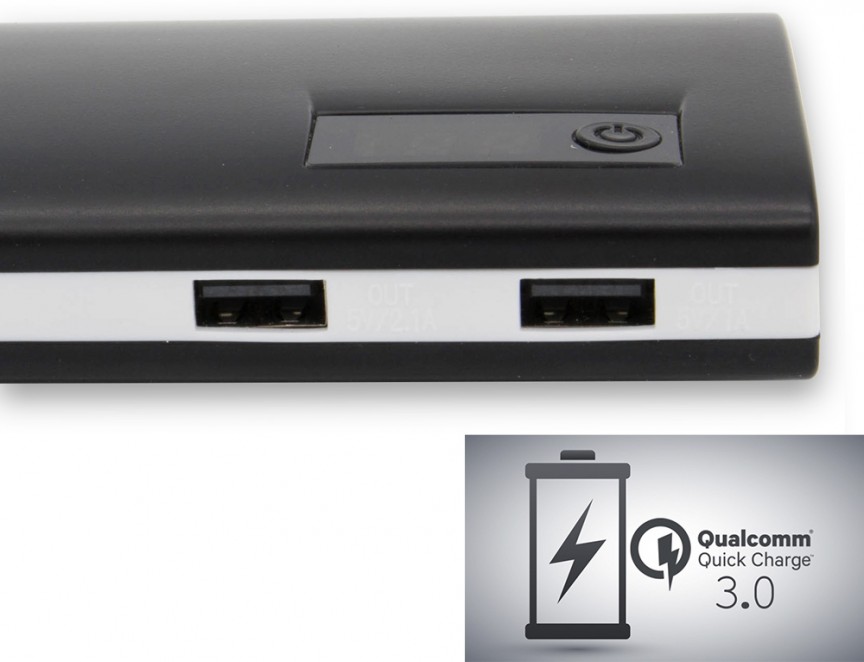 epow 13000mah batterie externe quick charge 3